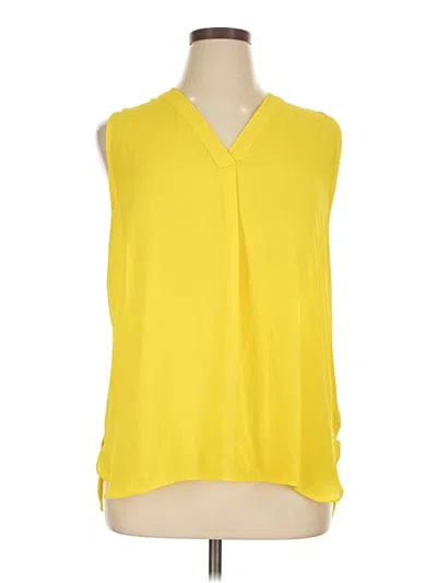 Pre-owned Violet & Claire Sleeveless Blouse In Yellow