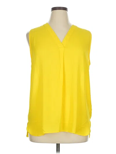 Pre-owned Violet & Claire Sleeveless Blouse In Yellow