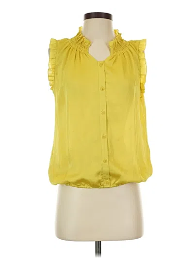 Pre-owned Violet & Claire Sleeveless Blouse In Yellow