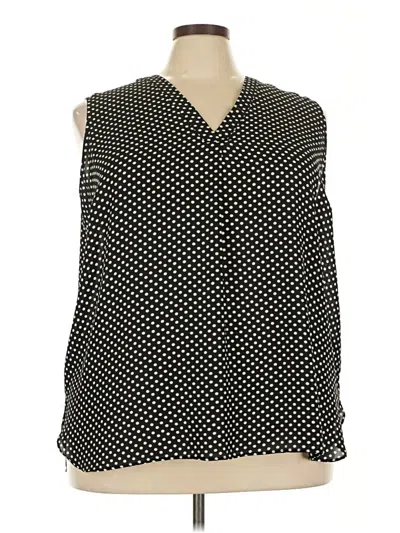 Pre-owned Violet & Claire Tank Top Black Cold Shoulder Neckline Tops