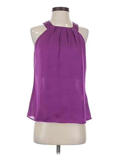Pre-owned Violet & Claire Tank Top Purple Halter Neckline Tops