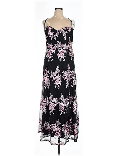 Violet Weekend Casual Dress In Black