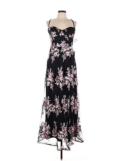 Pre-owned Violet Weekend Cocktail Dress In Black