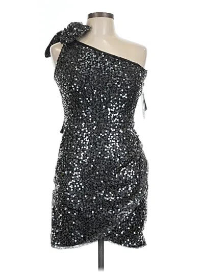 Pre-owned Violet Weekend Cocktail Dress In Silver