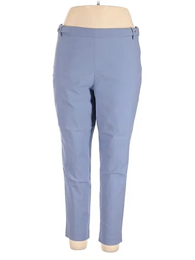 Pre-owned Violets & Roses Active Pants In Blue