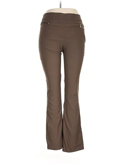 Pre-owned Violets & Roses Active Pants In Brown