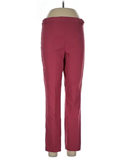 Pre-owned Violets & Roses Active Pants In Burgundy