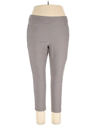 Pre-owned Violets & Roses Active Pants In Gray