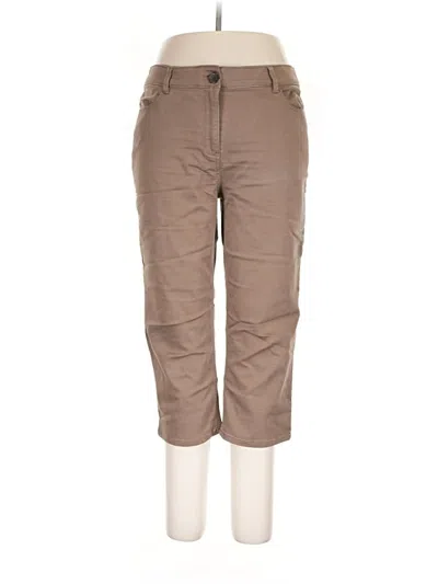 Pre-owned Violets & Roses Casual Pants In Brown