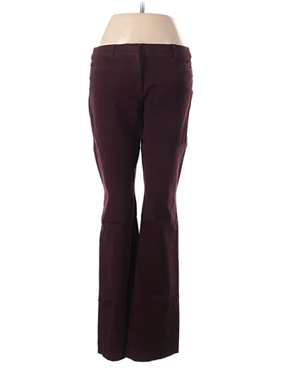Pre-owned Violets & Roses Casual Pants In Burgundy