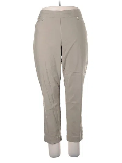 Pre-owned Violets & Roses Casual Pants In Gray