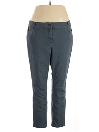 Pre-owned Violets & Roses Casual Pants In Gray