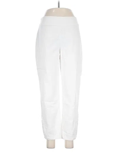 Pre-owned Violets & Roses Casual Pants In Ivory