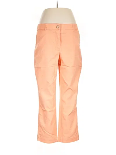 Pre-owned Violets & Roses Casual Pants In Orange