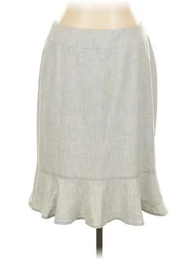 Pre-owned Violets & Roses Casual Skirt In Gray