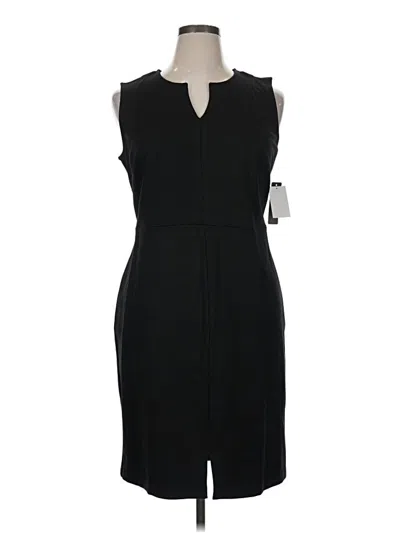 Pre-owned Violets & Roses Cocktail Dress In Black