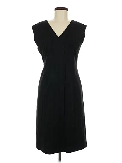 Pre-owned Violets & Roses Cocktail Dress In Black