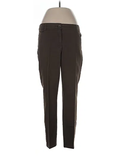 Pre-owned Violets & Roses Jeggings In Brown