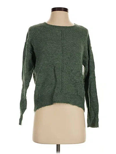 Pre-owned Violets & Roses Pullover Sweater In Green