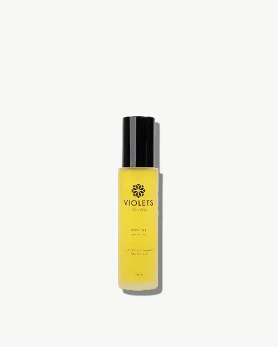 Violets Are Blue Body Oil With Hibiscus, Squalane And Oat Oils In White