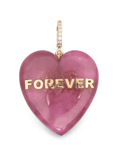 Violette Heart-motif Diamond Pendant In 골드 톤
