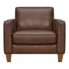 Violino Bloomingdale's Hesh Leather Chair - Exclusive In Old World Walnut