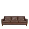 Violino Bloomingdale's Hesh Leather Sofa - Exclusive In Old World Walnut