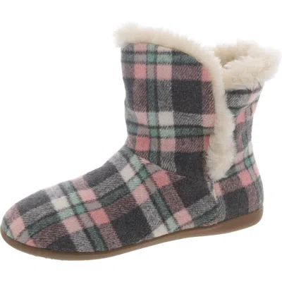 Vionic 362 Kari Womens Fleece Ankle Boots In Pink