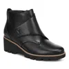 Vionic Abby Wedge Ankle Boot In Black