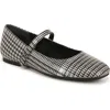 Vionic Alameda Mary Jane Flat In Black/white