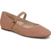 Vionic Alameda Mary Jane Flat In Brown