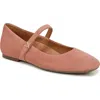 Vionic Alameda Mary Jane Flat In Cinder Rose