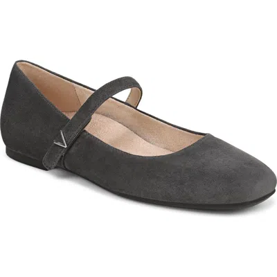Vionic Alameda Mary Jane Flat In Gray