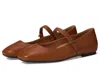 Vionic Alameda Mary Jane Flat In Brown