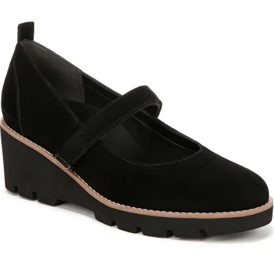Vionic Alma Mary Jane Wedge Pump In Black