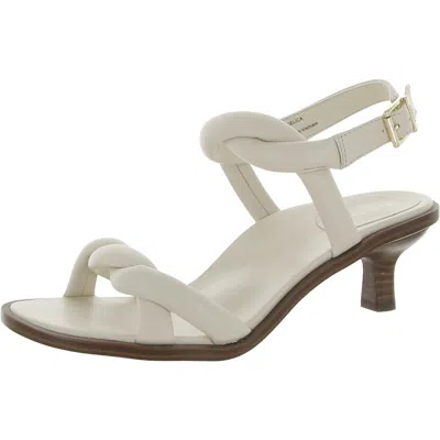 Vionic Angelica Womens Leather Kitten Slingback Sandals In Multi