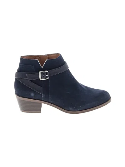 Pre-owned Vionic Ankle Boots In Blue