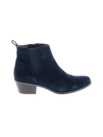 Pre-owned Vionic Ankle Boots In Blue