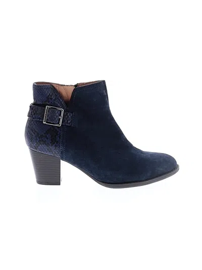 Pre-owned Vionic Ankle Boots In Blue