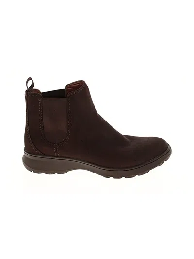 Pre-owned Vionic Ankle Boots In Brown