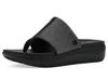 Vionic Aqua Wedge Sandal In Black