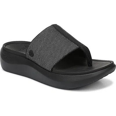 Vionic Aqua Flip Flop In Black