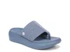 Vionic Aqua Wedge Sandal In Blue