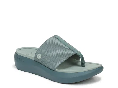Vionic Aqua Wedge Sandal In Blue