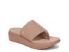 Vionic Aqua Wedge Sandal In Brown