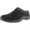 Vionic Arbor Womens Arch Support Suede Clogs In Black