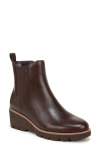 Vionic Aria Platform Bootie In Dark Brown