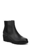 Vionic Aria 2.0 Platform Wedge Bootie In Black