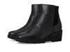 Vionic Ariana Zip Short Boots In Black