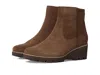 Vionic Ariana Zip Short Boots In Brown